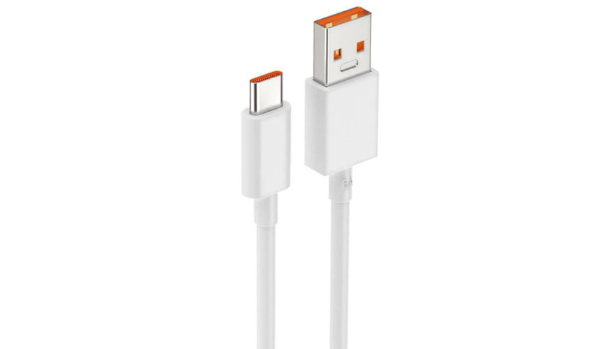 Кабель Xiaomi USB - Type-C 6A 1м (BHR4915) White