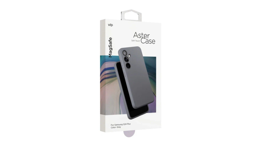 Накладка силикон VLP Aster Case with MagSafe для Samsung Galaxy S24 Plus Grey