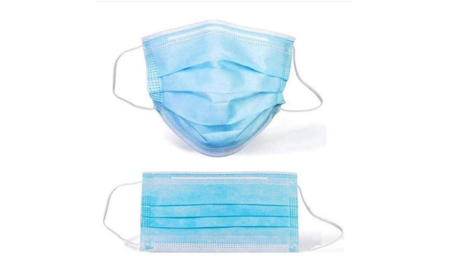 Медицинская маска одноразовая 3-х слойная , 1 шт.