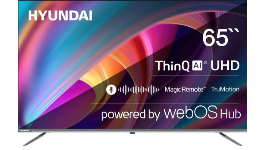 Телевизор Hyundai H-LED65BU7100 65" (2024) Grey (Серый)