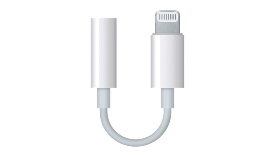 Переходник Apple iPhone Jack 3.5мм - Lightning белый (MMX62ZM/A)