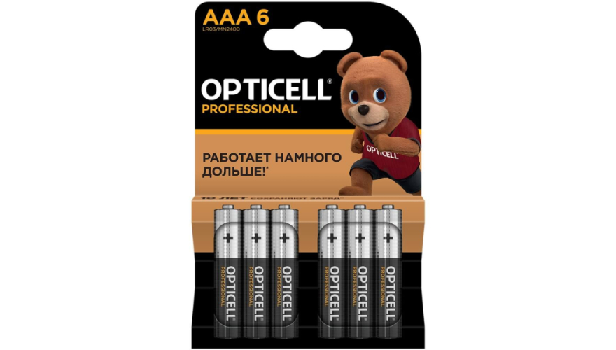 Батарейка Opticell Professional AAA LR03/MN2400 (6шт)