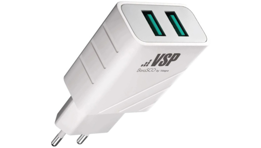 СЗУ Borasco Wall Charger 2USB 2.4A Белый