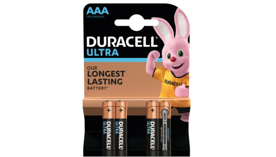 Батарейка Duracell Ultra Power AAA/LR03 (4шт)