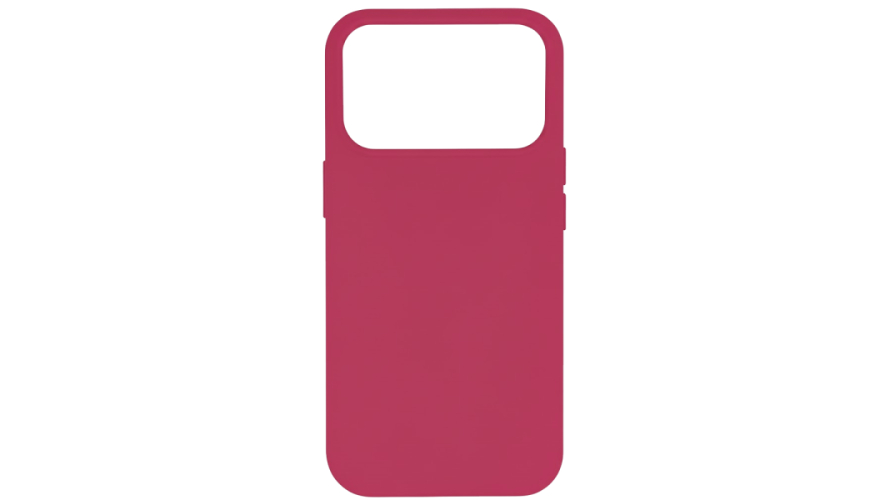 Чехол-накладка силикон Silicone Case для iPhone 17 Pro Малиновый