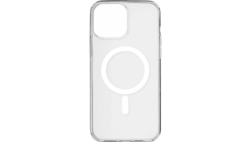 Чехол-накладка силикон MagSafe для iPhone 15 Pro Прозрачная
