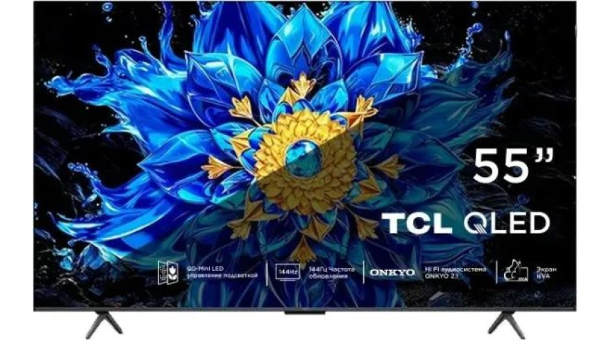 Телевизор TCL QLED 55P8L 55" (2026) Black (Черный)