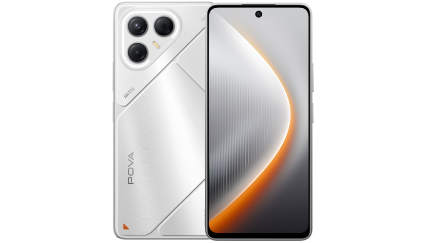 Смартфон Tecno Pova 7 5G 8/128GB Magic Silver (Серебристый)