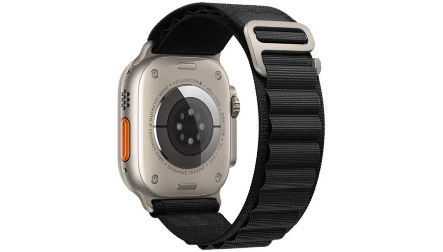 Ремешок Hoco для Apple Watch 42/44/45/49mm Original Series Alpine Loop Nylon Strap Black