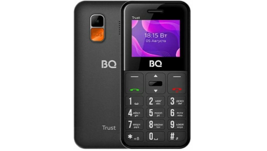 Мобильный телефон BQ 1866 Trust Dual Sim Black (Черный)