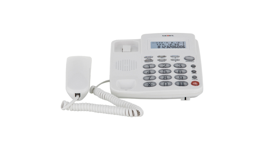 Проводной телефон Texet TX-250 White (белый)