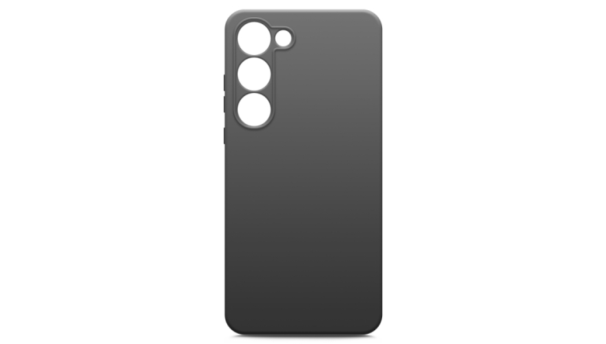Чехол-накладка силикон Borasco для Samsung Galaxy S25+ Черный