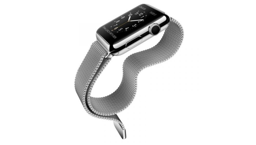 Ремешок для Apple Watch 42/44/45/49mm Milanese Loop Silver