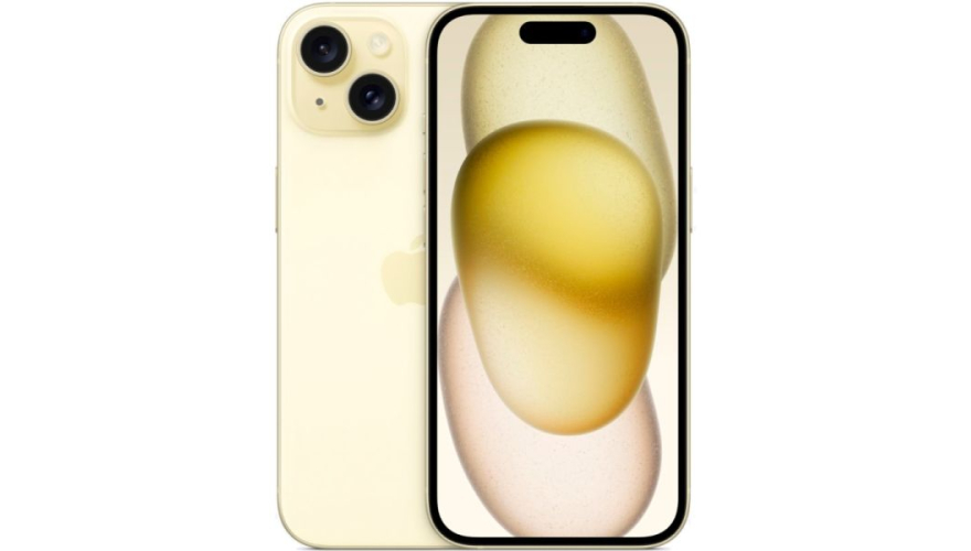 Смартфон Apple iPhone 15 128GB Yellow (Желтый) SIM+eSIM
