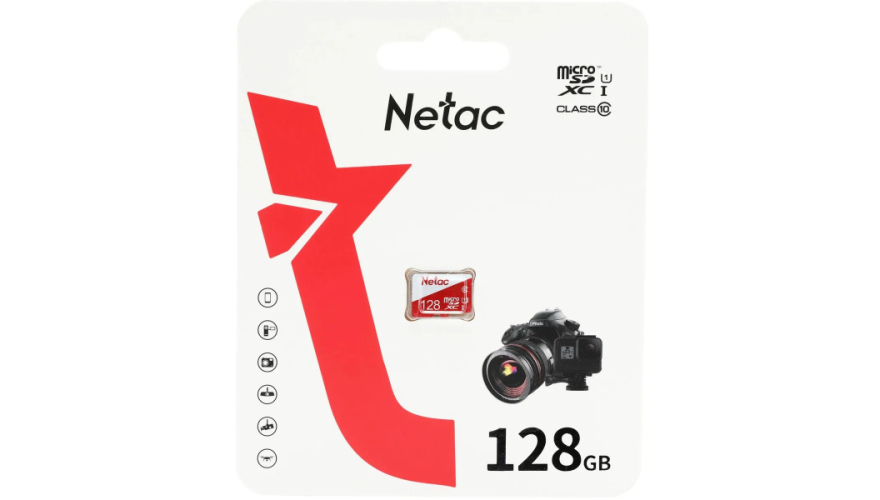 Карта памяти Netac P500 Eco 128GB Class10 (NT02P500ECO-128G-S)