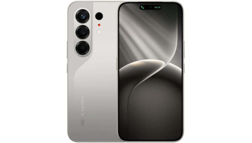 Смартфон Tecno Camon 50 12/256GB Nebula Titanium (Серебристый)