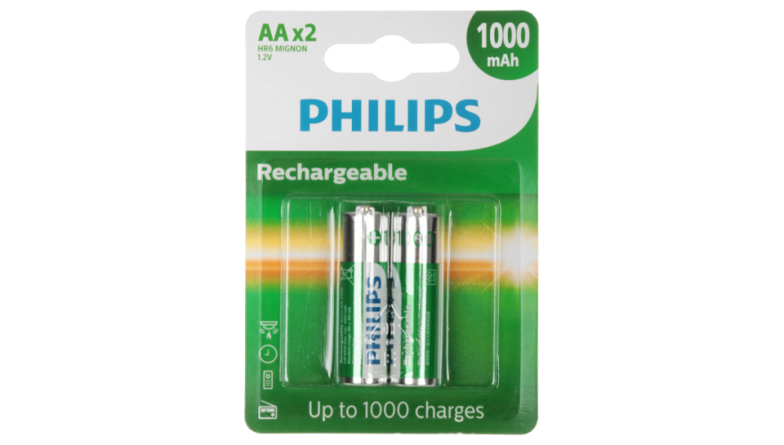 Аккумуляторная батарейка Philips MultiLife AA (2шт)