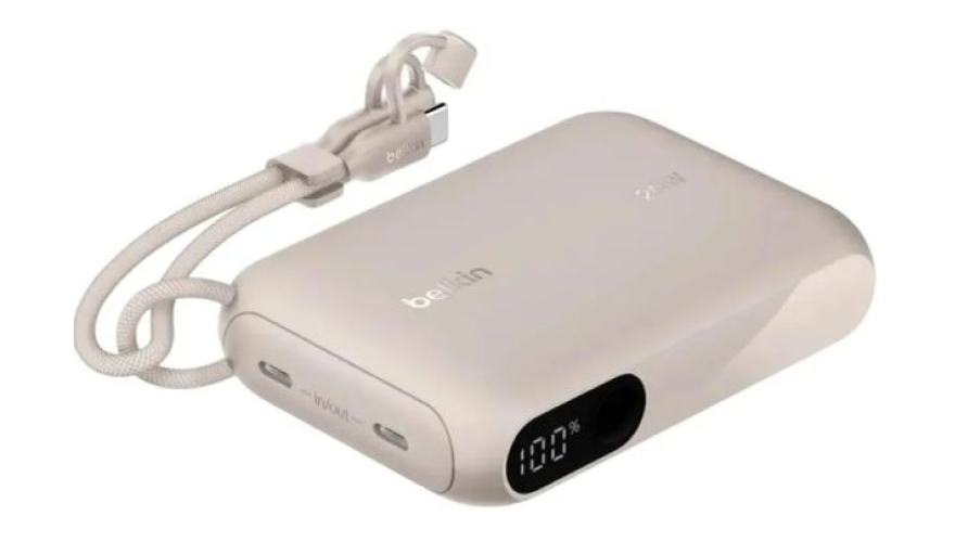 Внешний аккумулятор Belkin Power Bank 10000mAh 20W (BPB027hqSD) Бежевый