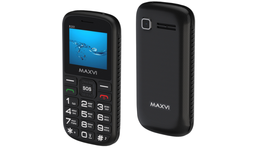 Мобильный телефон MAXVI B201 Black (Черный)