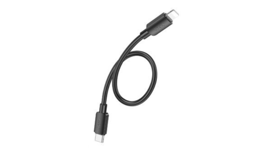 Кабель Hoco X96 USB-C - Lightning 20W 25см Black