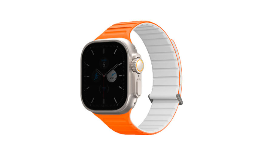 Ремешок Uniq Revix EVO для Apple Watch 42/44/45/46/49mm Orange/White (Оранжевый/Белый)