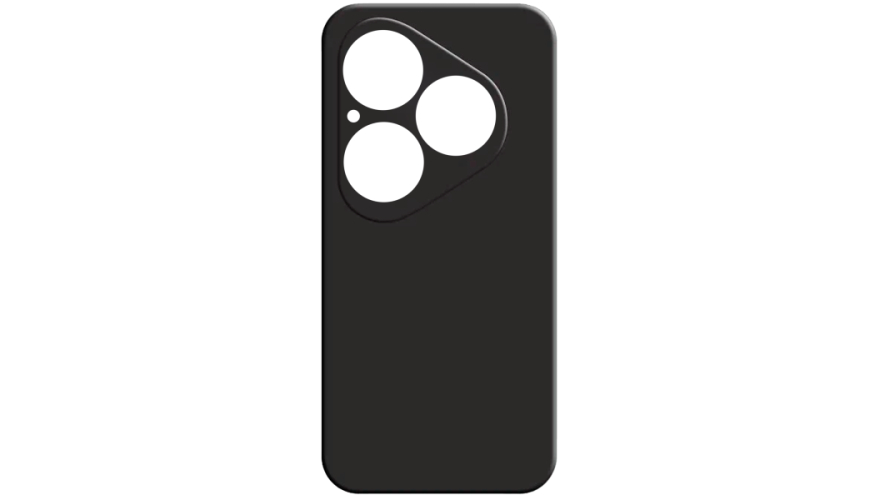 Чехол-накладка силикон для Huawei Pura 80 Черный