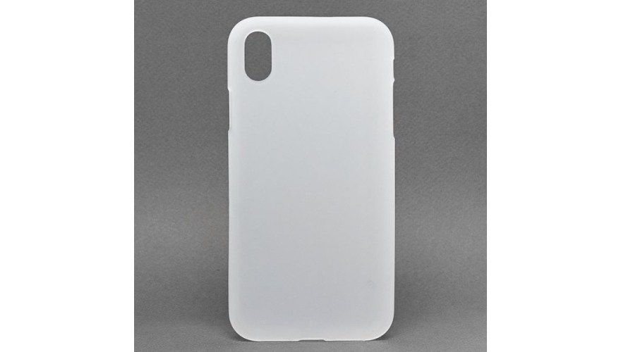 Чехол-накладка силикон LuxCase для iPhone X/Xs прозрачная матовая
