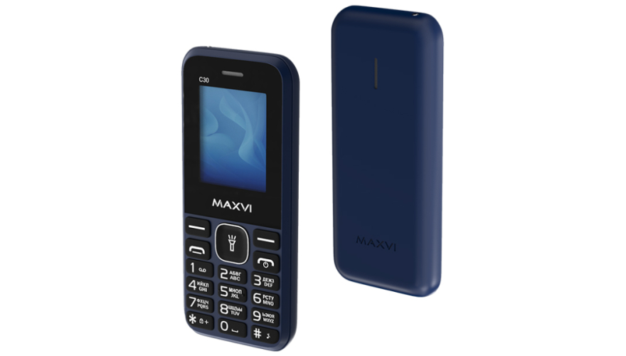 Мобильный телефон MAXVI C30 (Без З\У) Blue (Синий)
