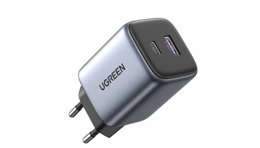 СЗУ UGREEN CD350 Nexode USB-A /USB-C 35W (15539) Серый