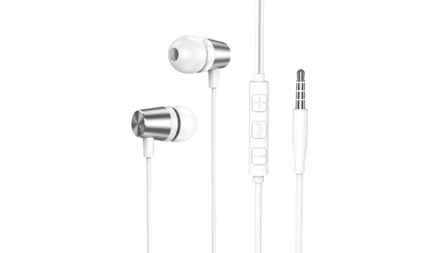 Наушники Deppa Stereo Alum Mini Серебряный арт. 44184