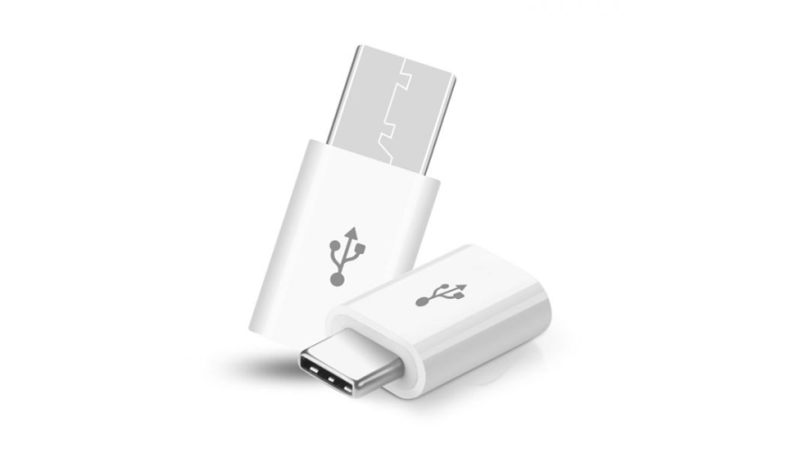 Переходник Type-C на Micro USB White