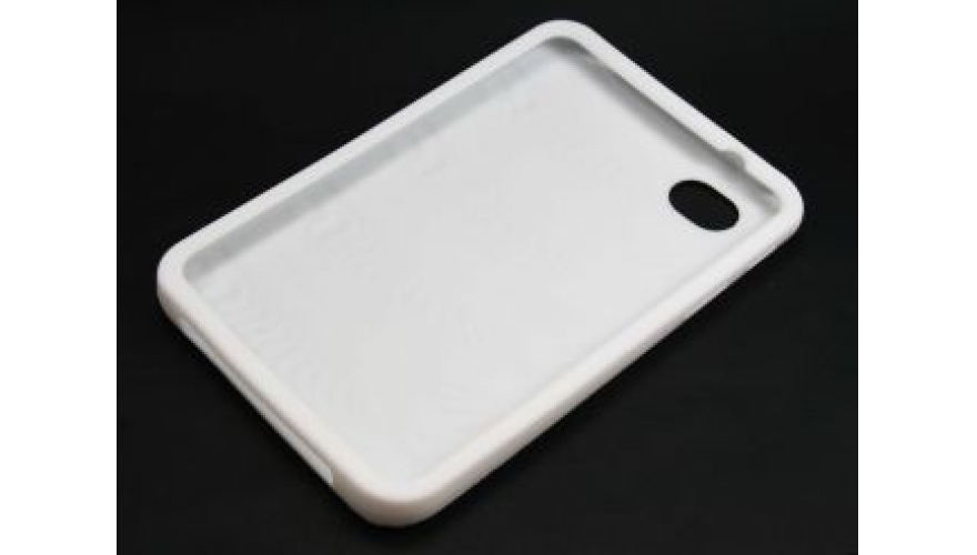 Накладка силикон Samsung P1000 Galaxy Tab 7" белая 400015