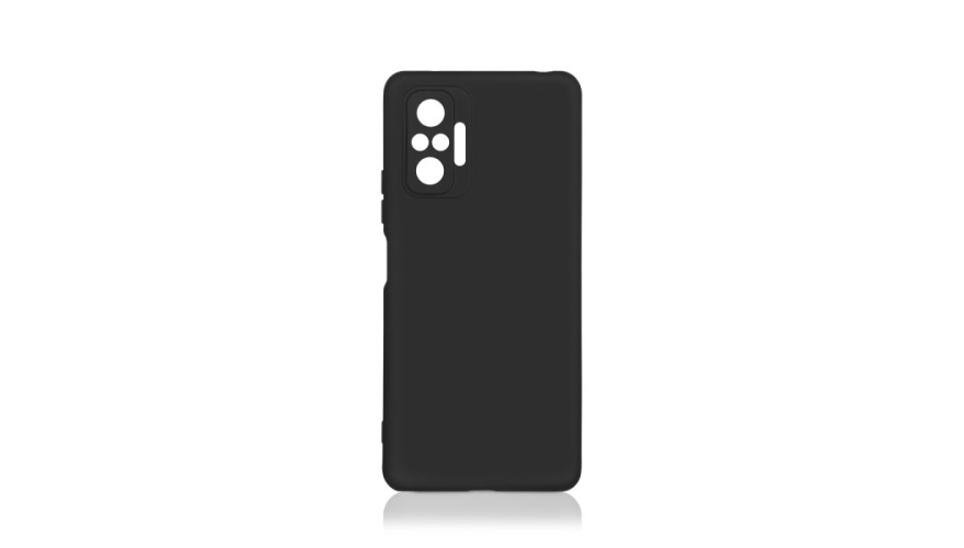 Чехол-накладка силикон DF для Xiaomi Redmi 10C Black