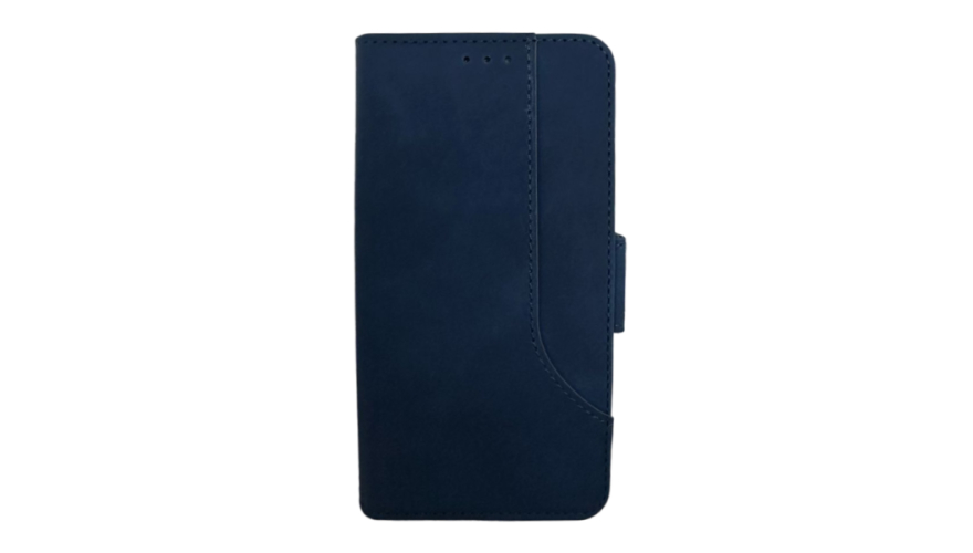 Чехол-книжка Premium для Samsung Galaxy S25 Синий (боковая)