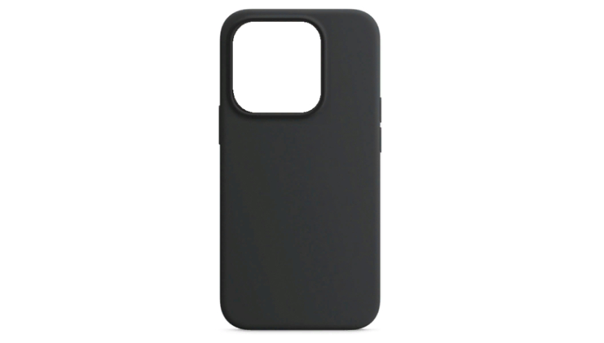 Чехол-накладка силикон Silicone Case для iPhone 15 Plus Черный
