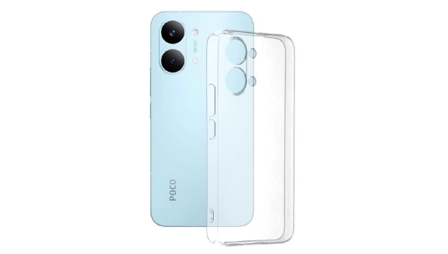 Чехол-накладка силикон для Poco X8 Pro Max Прозрачный