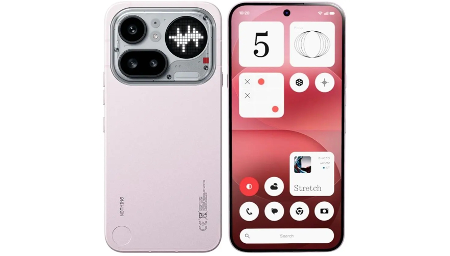 Смартфон Nothing Phone (4a) Pro 12/256GB Pink (Розовый)