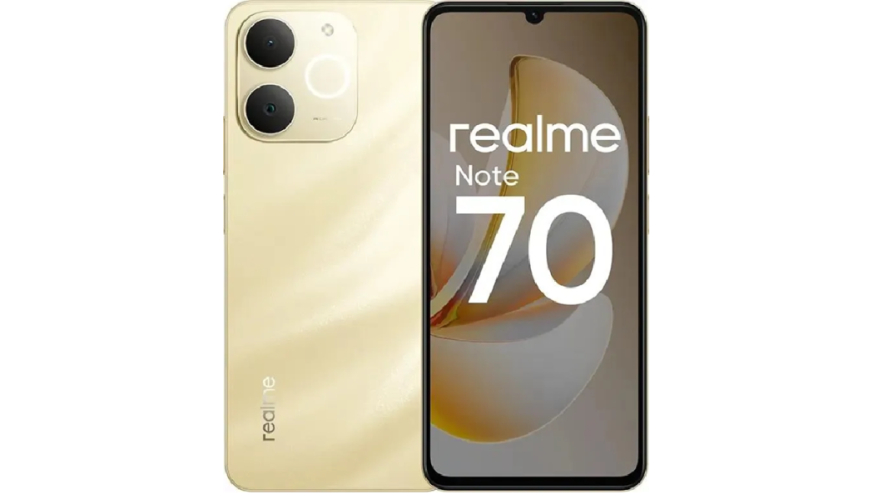 Смартфон Realme Note 70 6/128GB Gold (Золотой) (RU)