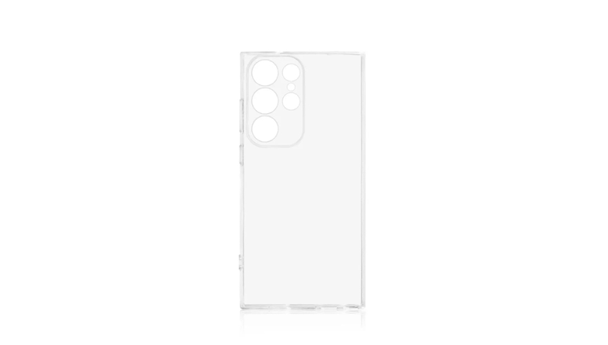 Чехол-накладка силикон для Samsung Galaxy S23 Ultra Прозрачный
