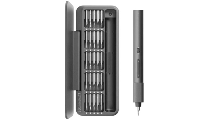 Аккумуляторная отвертка HOTO 25 в 1 QWLSA001 Gray