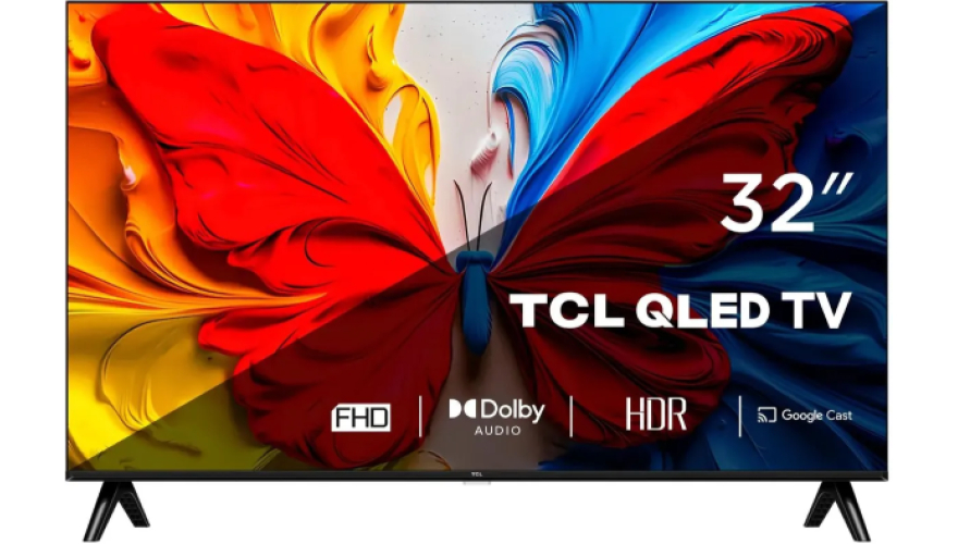 Телевизор TCL QLED 32S5K 32" (2025) Black (Черный)