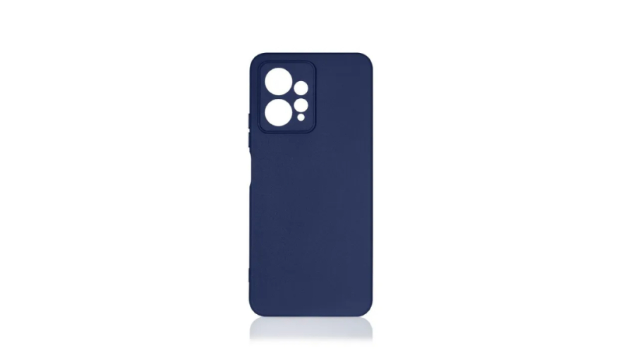 Чехол-накладка силикон Borasco для Xiaomi Redmi 12 Синий