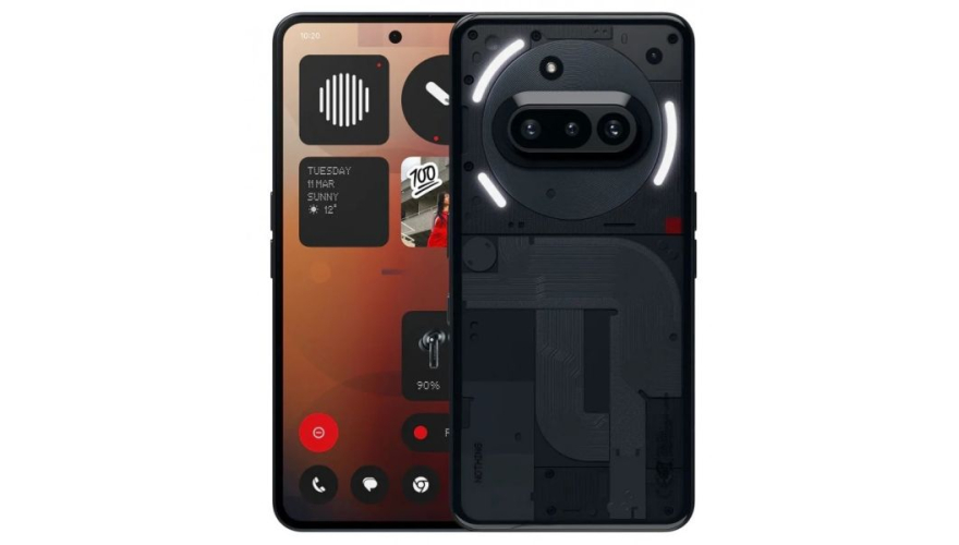 Смартфон Nothing Phone (3a) 8/128GB Black (Черный)