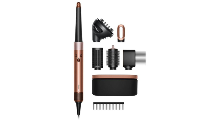 Стайлер Dyson Airwrap Complete Long HS08 Amber Silk с диффузором (Янтарный шелк)