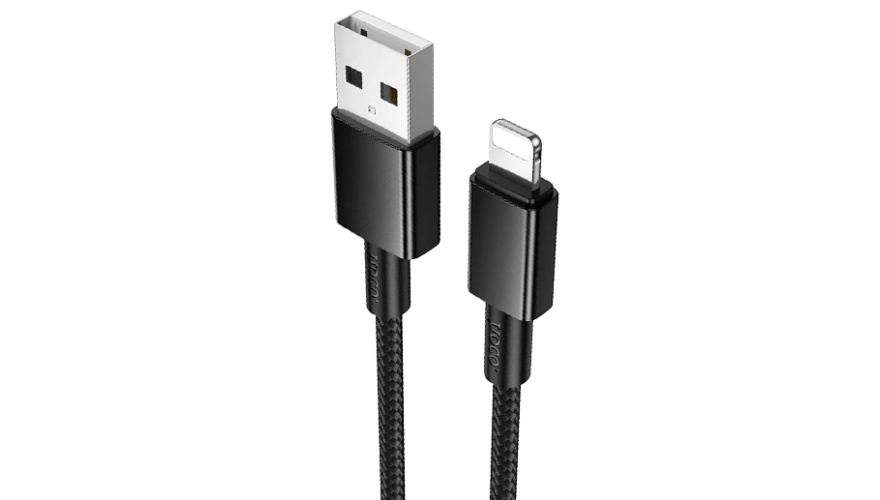 Кабель Hoco X119 USB - Lightning 2.4A 1м Black