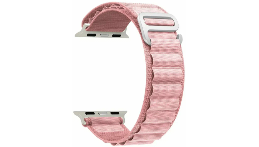 Ремешок Hoco для Apple Watch 38/40/41mm Climbing Series Alpine Loop Nylon Strap Pink