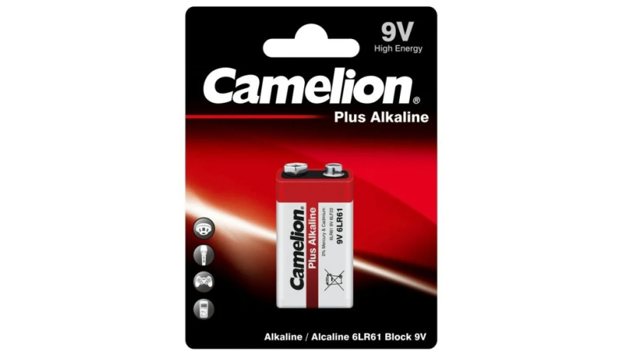 Батарейка Camelion 6LR61-BP1 Крона (1шт)