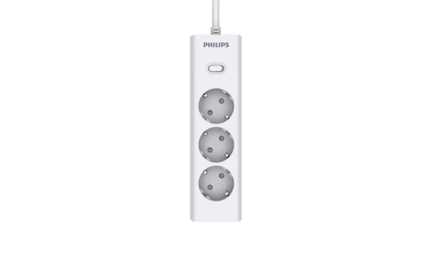 Сетевой фильтр Philips CHP2135 3м (3 розетки) Белый