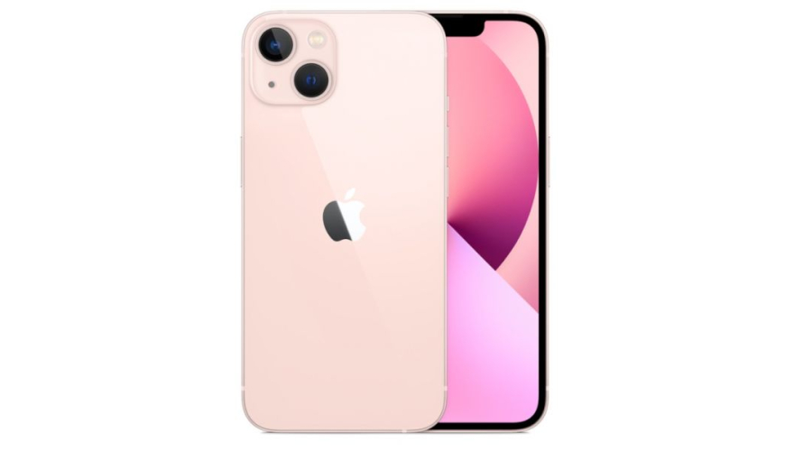 iphone apple pink