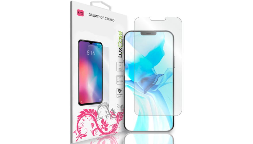 Защитное стекло LuxCase для смартфона iPhone 13/13 Pro/16e